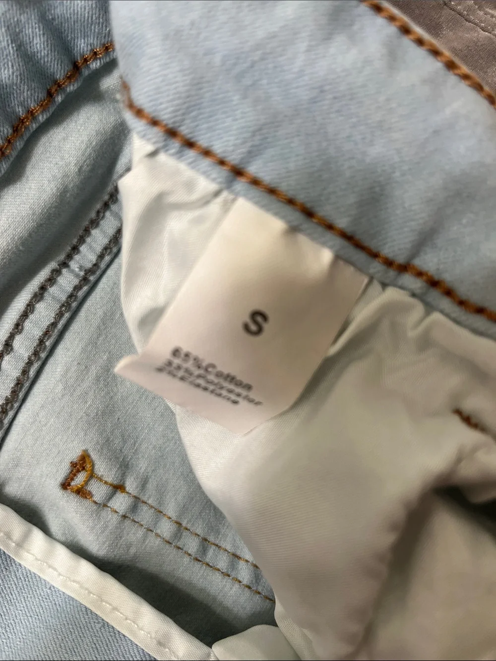 Light Blue Distressed Women’s Denim Shorts